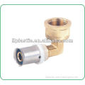 High quality water tank brass press fitting elbow for manifold pex-al-pex pipe